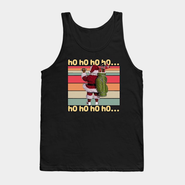 Retro Ho Ho Ho Golf Tank Top by thexsurgent